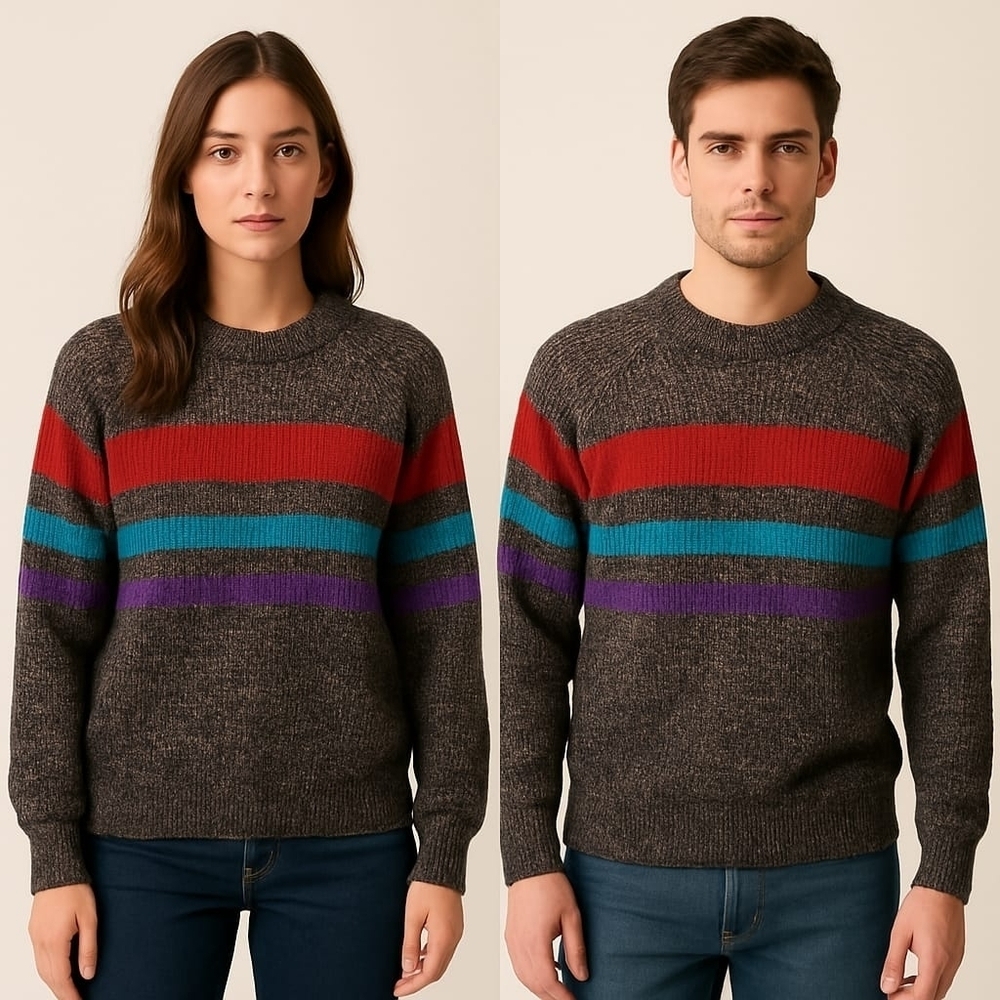 Arrow Criterion Sweater / 100% Wool/ Unosex Adult/ Size M
